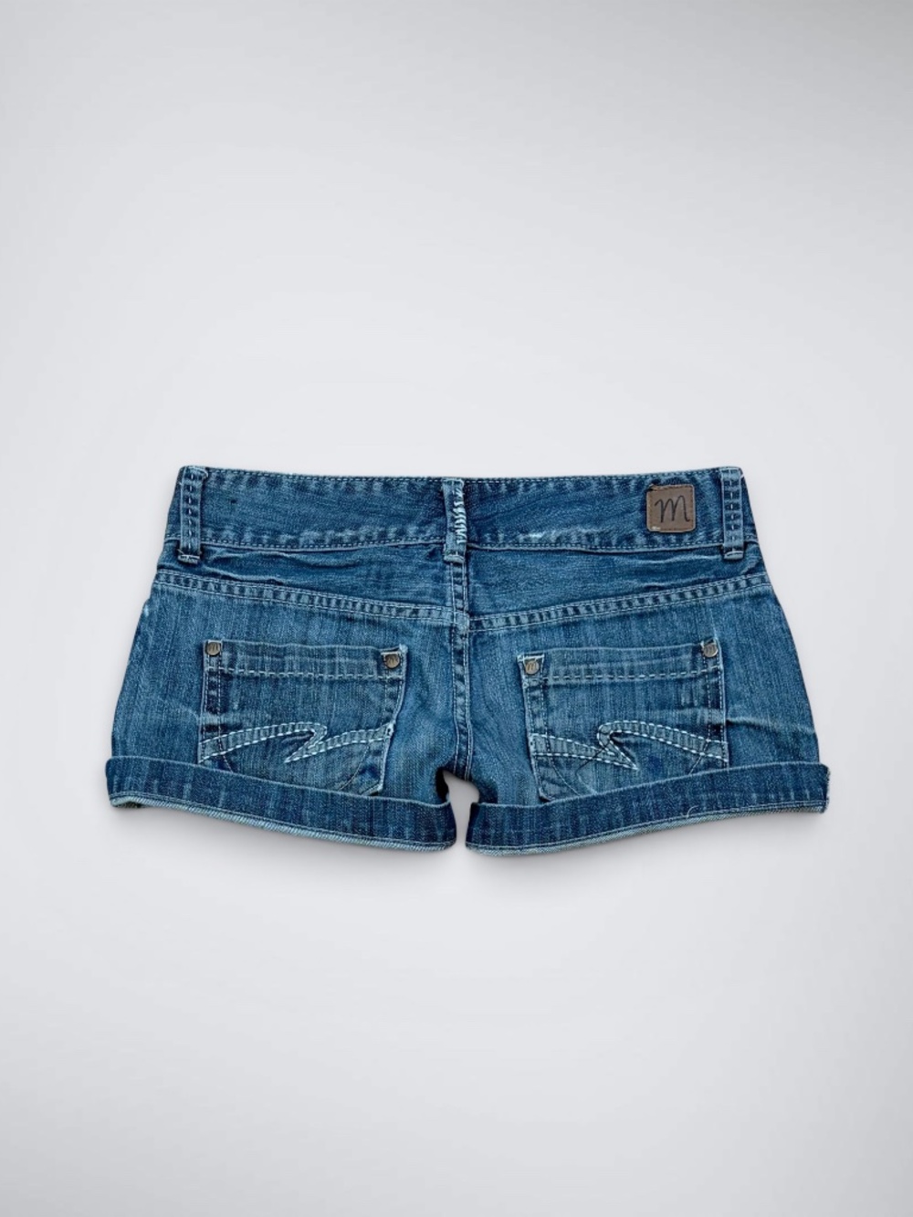 Madison Denim Co. Low Rise Micro Denim Shorts